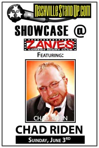 Chad Riden at Zanies June 3, 2012