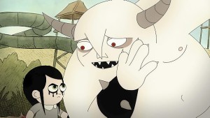 Comedian Mary Mack voices the character Dylan in the new Fox animated series, Golan the Insatiable. ANIMATION DOMINATION HIGH-DEF: While supposedly babysitting Dylan, left, Golan becomes distracted by his new friends in the special preview episode of GOLAN THE INSATIABLE, "Ragin' Fun," airing Saturday, Nov. 23 (11:00 PM-Midnight ET/PT) on FOX.