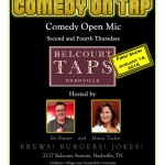 Comedy On Tap OPEN MIC - 2nd & 4th Thursdays at Belcourt Taps.