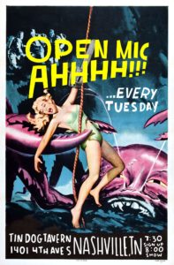 AHHHH!!! Open mic at Tin Dog Tavern every Tuesday