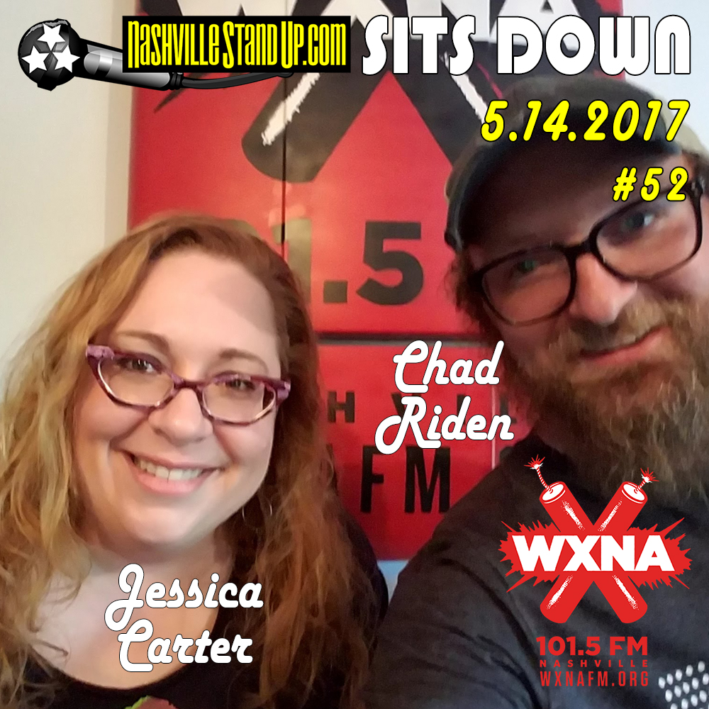 Jessica Carter & Chad Riden at WXNA 5/14/2017 for NSUPsitsDOWN #52 on WXNA